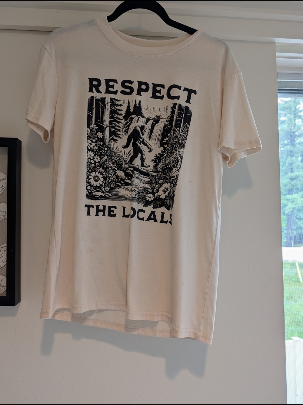 Respect The Locals Graphic Tee - Cream